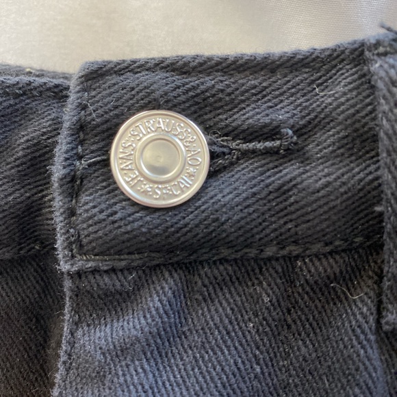 black ripped jean shorts - Picture 4 of 4